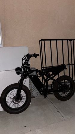 Black Fat Tire Electric Bike