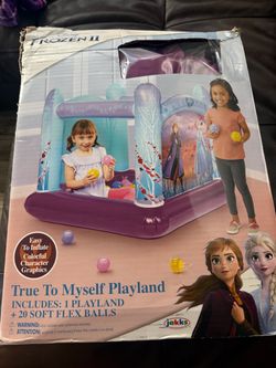 Frozen little kids ball pit bounce house