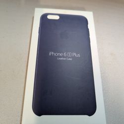 OEM Apple Leather Case iPhone 6S Plus Midnight Blue
