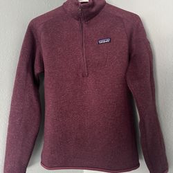 Patagonia Women’s Better Sweater Size M 1/4 Zip
