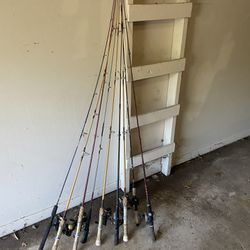 Various Rod And Reels
