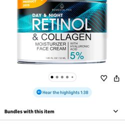 Face Moisturizer Retinol Cream 