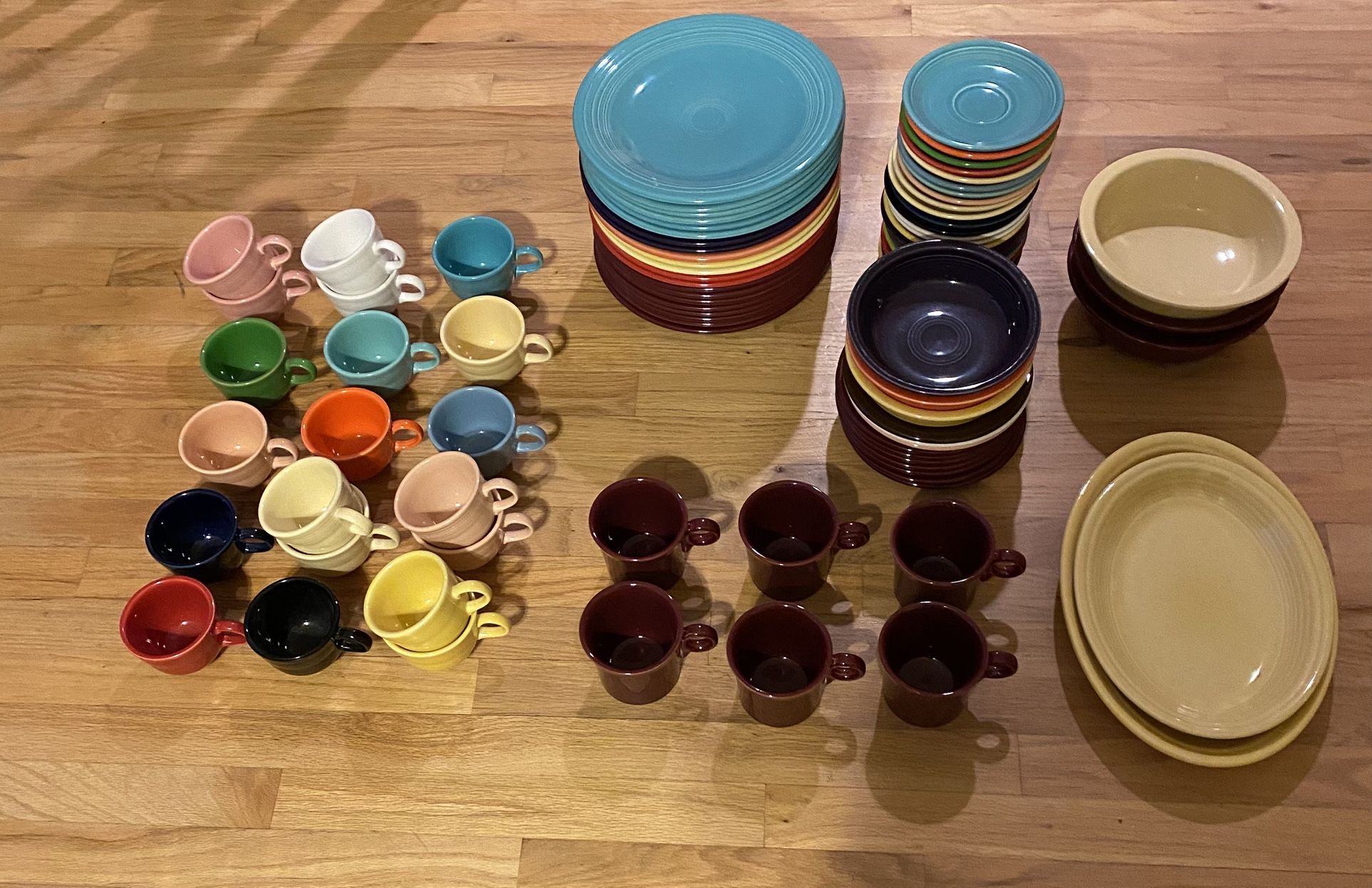 Fiestaware Large Lot~88 Pieces