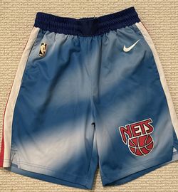 men’s Nike NBA NETS Basketball Shorts Sz 34 Or M