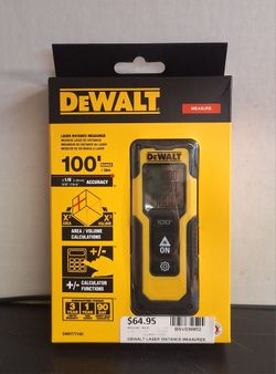 DEWALT LASER DISTANCE MEASURER DWHT77100