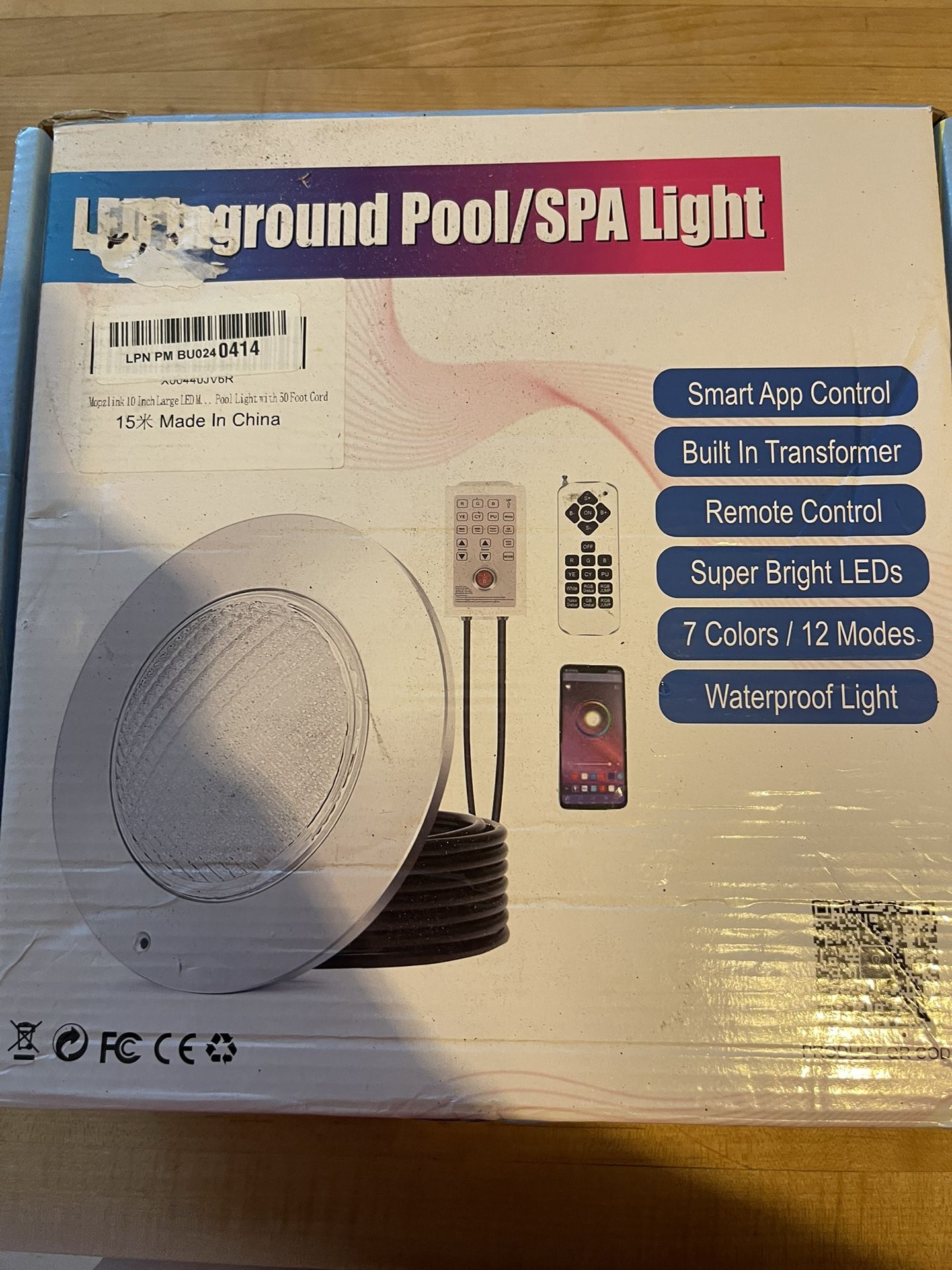 Led In Ground Pool/spa Light