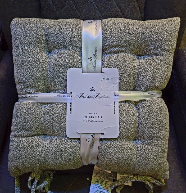 Brooks Brothers Chair Pad Set of 2
