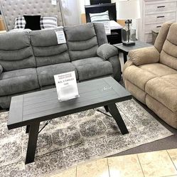 ••ASK DISCOUNT COUPON🍬 sofa Couch Loveseat  Sectional sleeper recliner daybed futon ■tul Gray Chocolate Mocha Reclining Living Room Set 