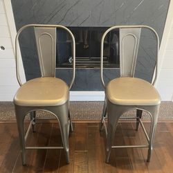 Restoration Hardware Remy Bar Stools Set Of 2