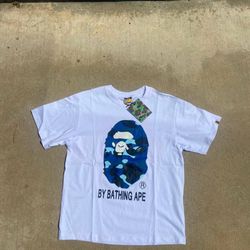Bape Tee Camo Blue Sizes S-XL