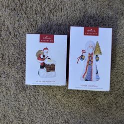 Hallmark Christmas Ornaments Santa Clause 