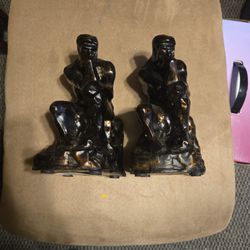 Rodins Thinker Bookends