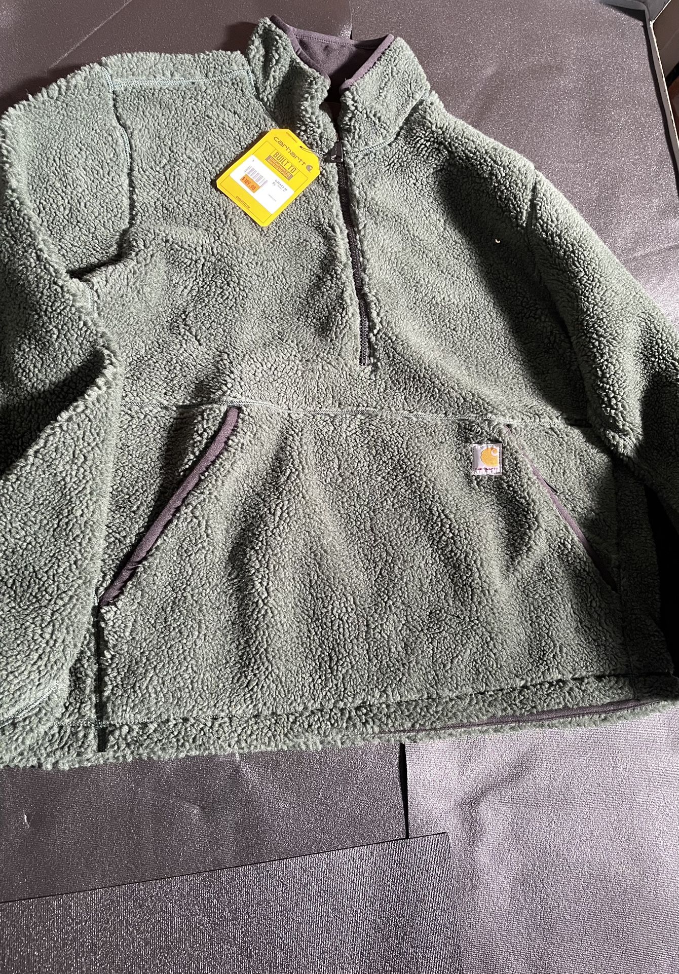 Carhartt fleece Jacket large new