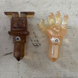 Skylanders Trap Team Traptanium Crystal Traps Lot - Earth Handstand & Tech Hand