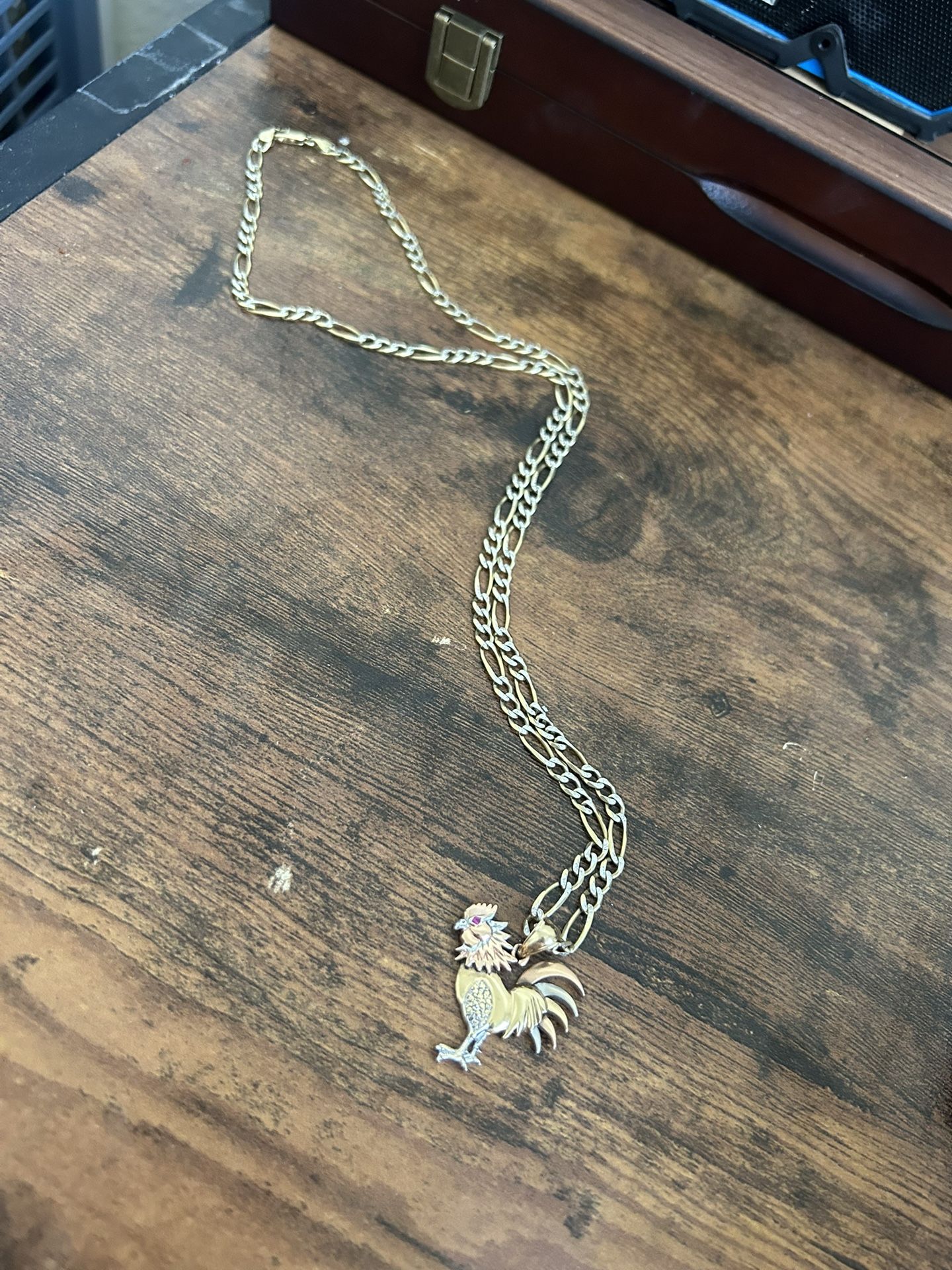 14kt Gold Chain And Pendant