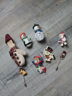 Holiday Christmas Pins