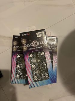Disco ball led string lights