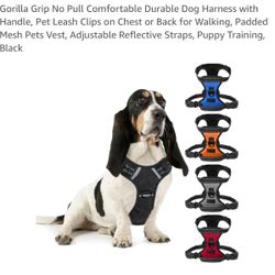 Gorilla Grip No Pull Comfortable Durable Dog Harness With Handle