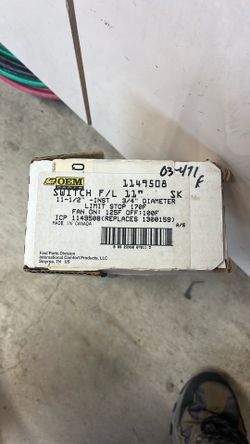 New furnace blower switch