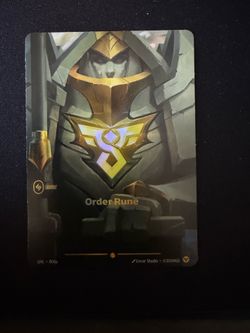 Riftbound Unleashed Order Rune Alternate Art R06a
