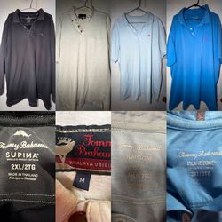 4x Tommy Bahama Polo Shirts