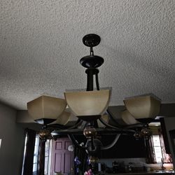 ELEGANT AND TJMRLES CHANDELIER