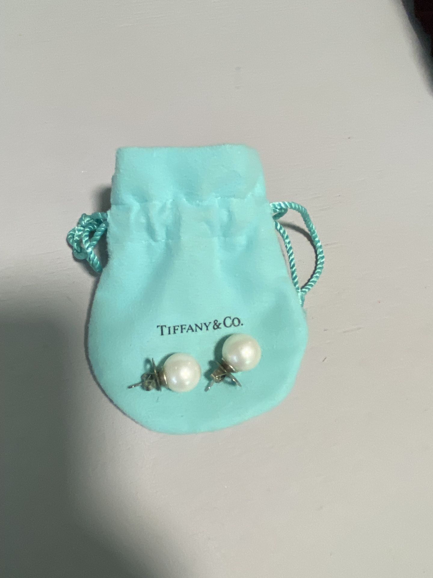 14 TK Pearl Earring Studs