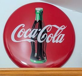 Round Coca-Cola Sign