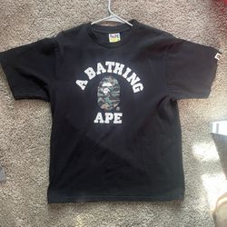 BAPE THERMOGRAPHY COLLEGE TEE MENS Size Medium