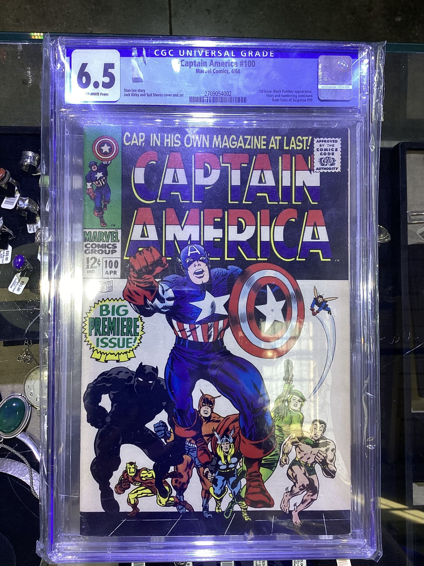 Captain America #100 Comic CGC 6.5