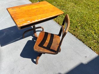 ANTIQUE CHILDS SCHOOL DESK..
