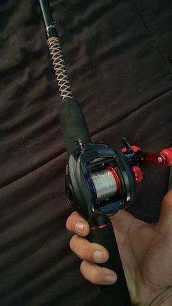 Ugly Stik with a Abu Garcia bait caster