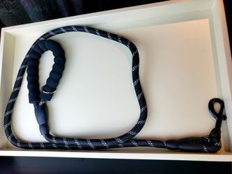 Dog Leash 5ft Black Reflective $20