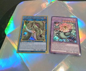Yugioh! 2 Predaplant Cards. 1 Secret Rare 1 Premium Gold Rare