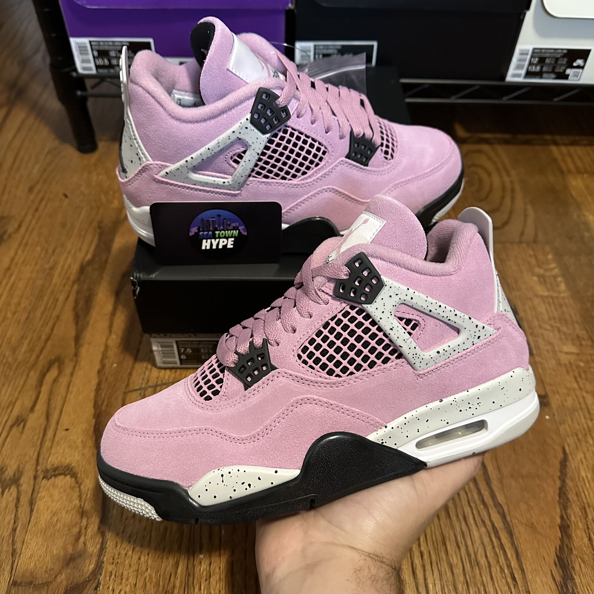 Jordan 4 Retro ‘Orchid’ Size 7W, 12W Brand New