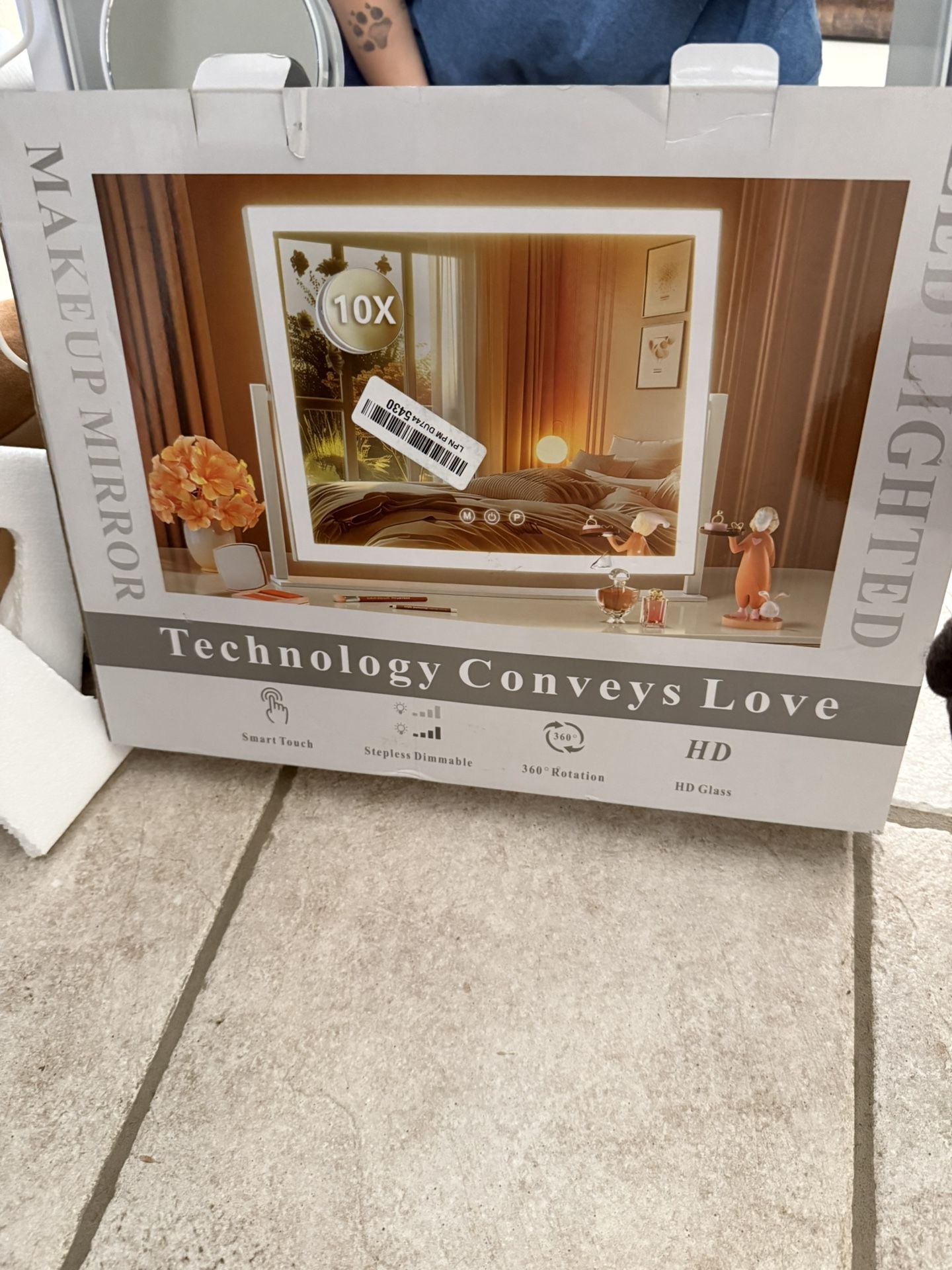 LED Lighted Makeup mirror