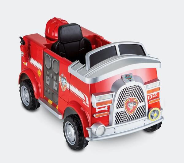 Nickelodeon's PAW Patrol: Marshall Rescue Fire Truck, Ride-On Toy by Kid Trax