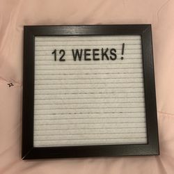 Letter Board Memory Keepsake