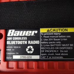 Bauer Job site Radio