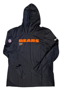 Chicago Bears NIKE DRI-FIT Sideline Coaches Lightweight Hoodie - Men’s XL