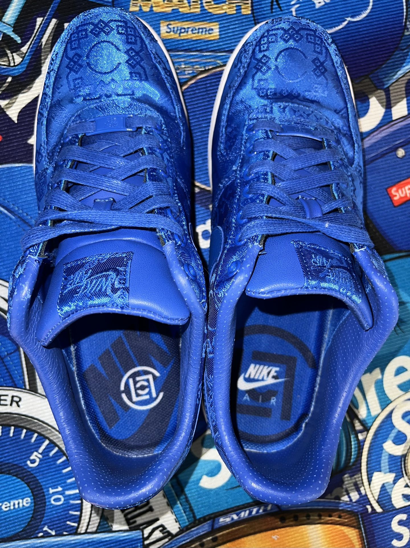 Nike Air Force 1 Low CLOT Blue Silk for Sale in Lubbock, TX - OfferUp