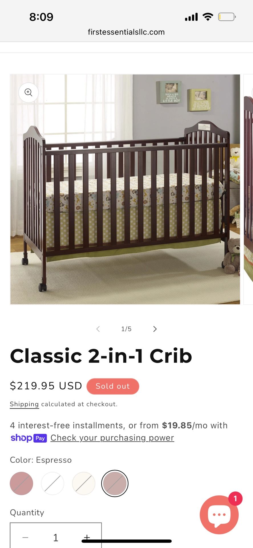 Brand New Crib & Mattress