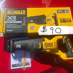 Brand New Dewalt  20v XR Power Detect Reciprocating Saw   DCS368B    Tool Only 