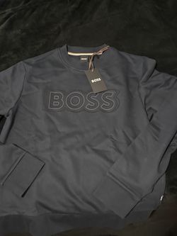 Boss dark blue sweater size small