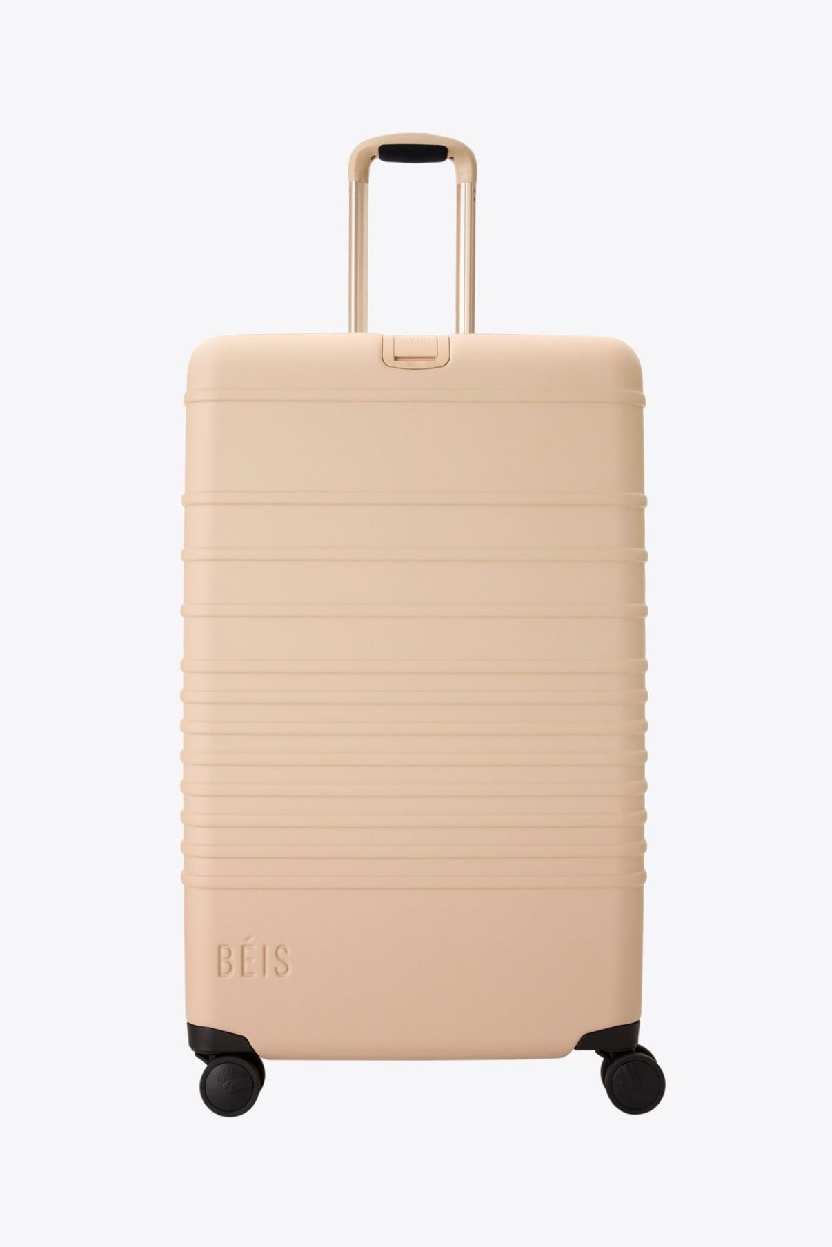 BÉIS The Large Check In Roller In Beige *NEW*