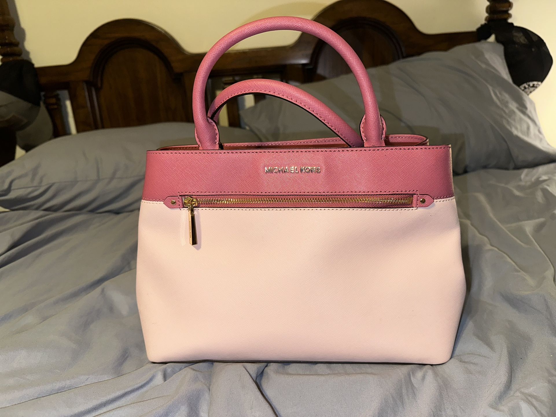 Michael Kors Dark Pink & Blush Handbag β Chic & Feminine ππ·