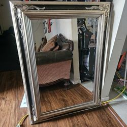 Decorative wall mirror.