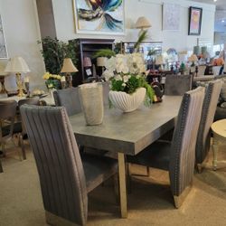 Grey Modern New Table ONLY