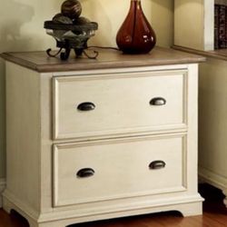 Weathered Driftwood File Lateral Cabinet. 