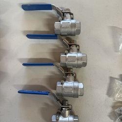 1” valves